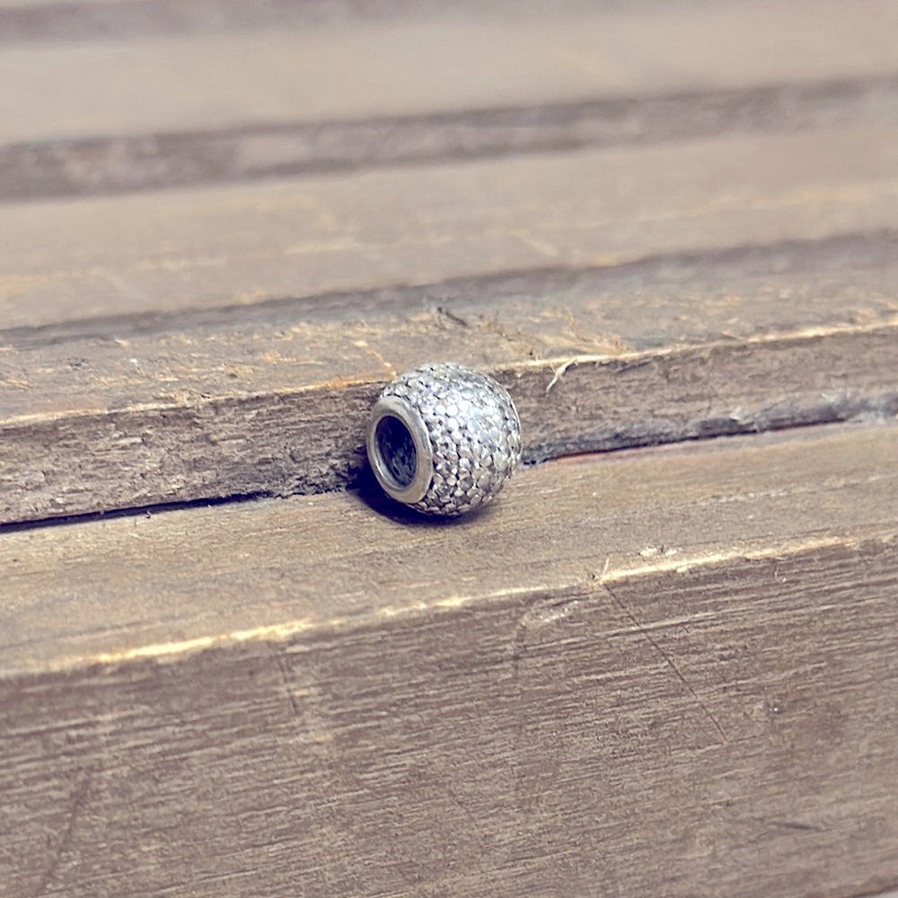 Pandora Silver Sparkling Pandora Charm